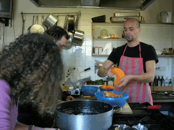 ...TUTTO IL PRANZO E' A BASE DI ZUCCA....