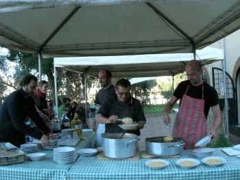 ...SI SERVE IL RISOTTO DI ZUCCA...