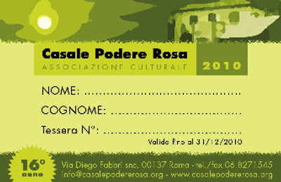 Tessera associativa 2010