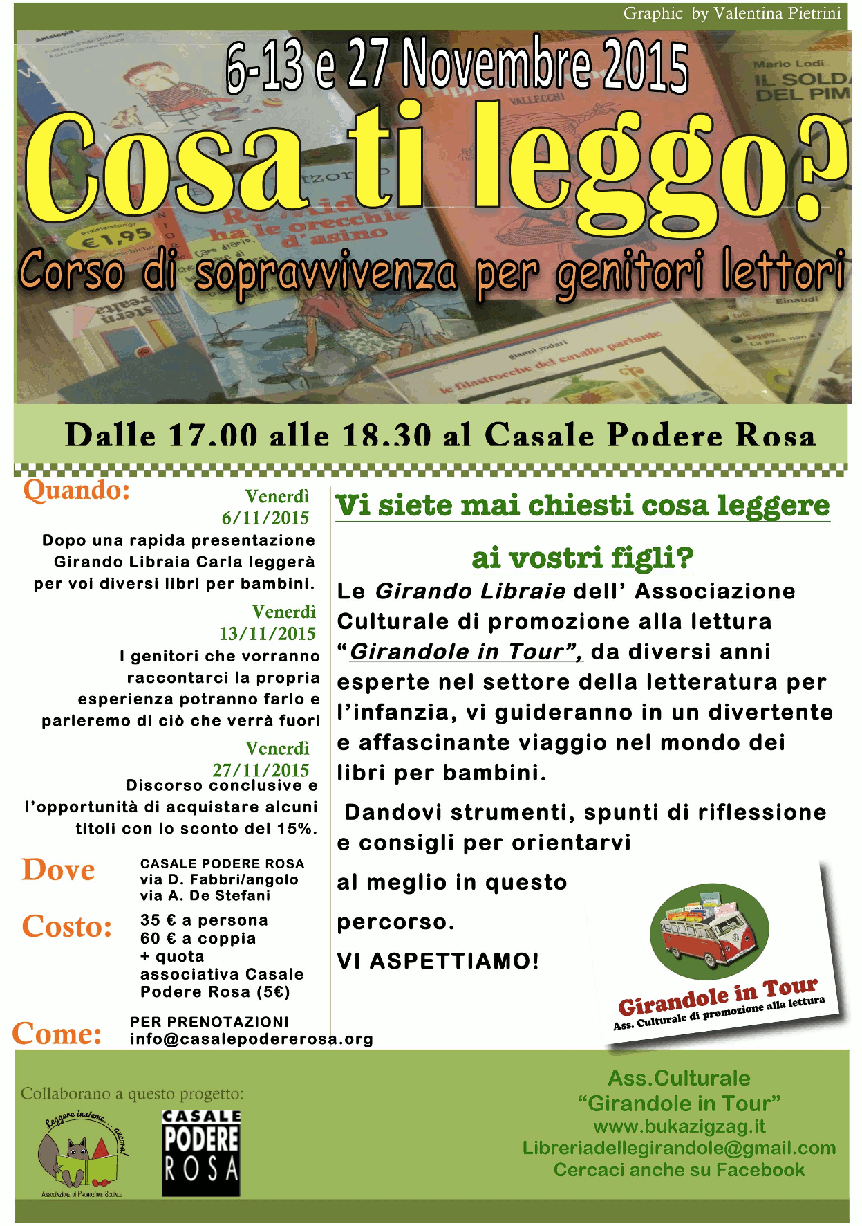 COSA TI LEGGO? corso di
sopravvivenza per genitori lettori promoweb