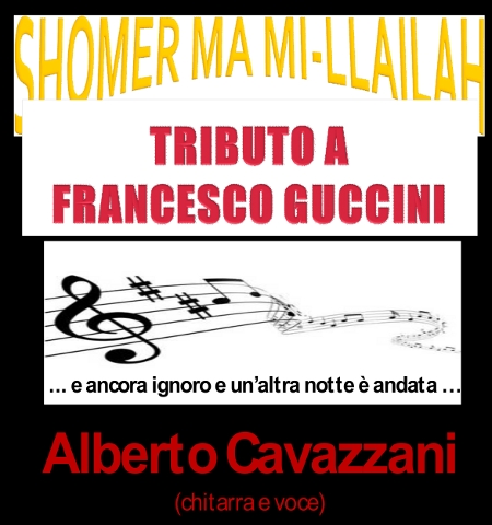 TRIBUTO A GUCCINI concerto dal vivo di Alberto Cavazzani venerdì 20 novembre 2015 al Casale Podere Rosa promoflyer