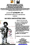2 giugno 2005 - Serata antimilitarista - organizzata da Roma NORD-EST Social Forume Casale Podere Rosa 2 giugno 2005 - Serata antimilitarista - organizzata da Roma NORD-EST Social Forume Casale Podere Rosa