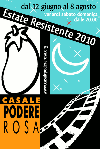 flyer_fronte Estate Resistente 2010 al Casale Podere Rosa dal 12 giugno all'8 agosto 2010