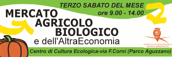 MercatoBio al Centro di Cultura Ecologica banner del MercatoBIO