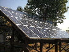 L'impianto fotovoltaico al Casale Podere Rosa - foto di Gianfranco Baldassarri