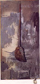 Fool's house, tela di Jasper Johns, 1962