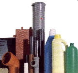 TUBI IDRAULICI OTTENUTI DAL RICICLO DELLA PLASTICA, da Trash edu, manuale antispreco per trasformare i rifiuti in ricchezza, 1999